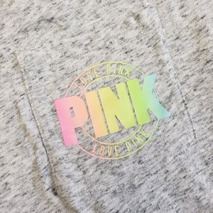 Victoria Secret Pink sleeveless pocket tee